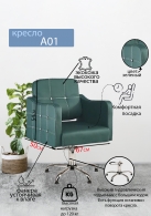 Парикмахерское кресло "А01", пятилучье