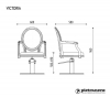 Кресло "VICTORIA" парикмахерское
