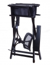 Алюминиевый стул визажиста-бровиста с подголовником БЛ
