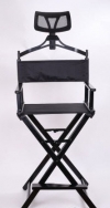Алюминиевый стул визажиста-бровиста с подголовником БЛ
